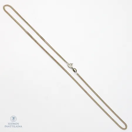 Panssarikaulaketju, pituus 42cm, leveys 1,9mm, 925,  Paino: 4,7 g