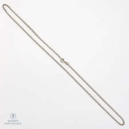 Papukaulaketju, pituus 50,5cm, leveys 2,3mm, 925,  Paino: 4,2 g