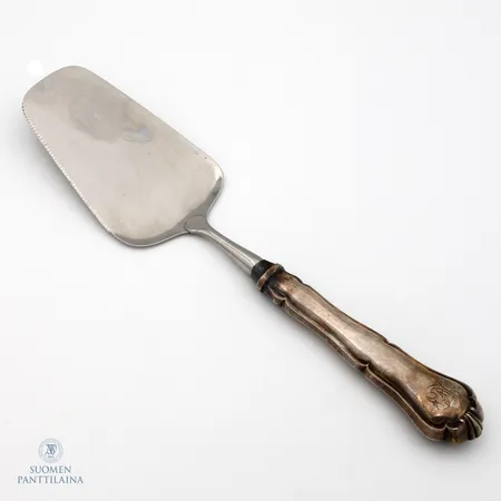 Kakkulapio Chippendale, käytön jälkiä ja kaiverrettu, pituus 230mm, 830br, Paino: 72 g