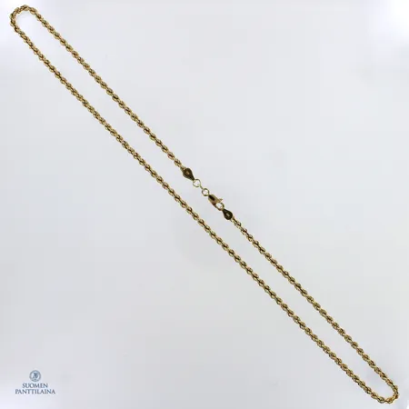 Cordell-kaulaketju, käytön jälkiä, pituus 51cm, 585,  Paino: 5,5 g