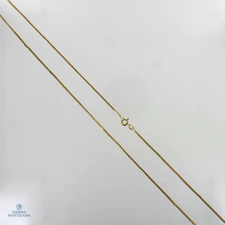 Wheat-kaulaketju, käytön jälkiä, pituus 72cm ja 1,5mm, 750,  Paino: 8,2 g