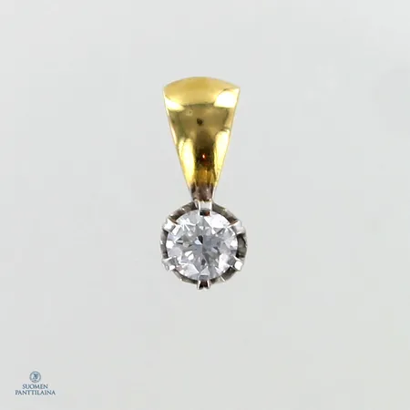 Timanttiriipus 1xn.0.25ct, korkeus 11mm, 750,  Paino: 1,2 g