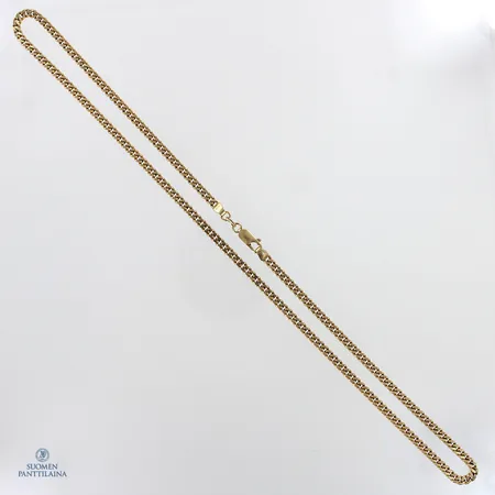 Panssarikaulaketju, pituus 51cm ja leveys 3,5mm, 585,  Paino: 18,9 g