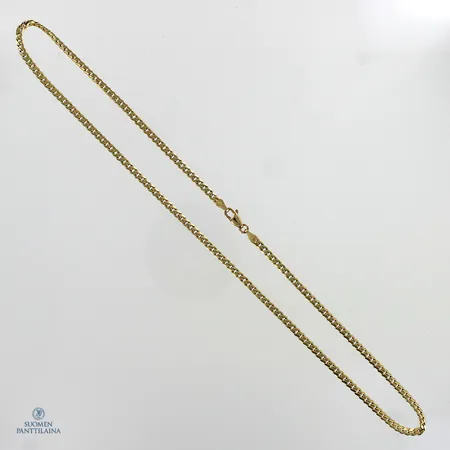 Panssarikaulaketju, pituus 45cm ja leveys 3mm, 585,  Paino: 4,9 g