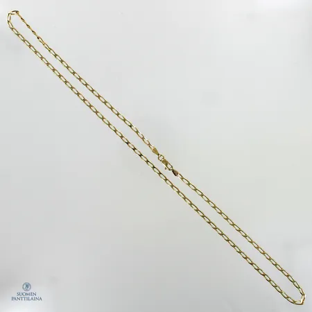 Kaulaketju, pituus 50cm ja leveys 2mm, 585,  Paino: 7,3 g