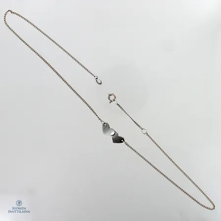 Viallinen kaulakoru, pituus 40cm, 835,  Paino: 3,1 g