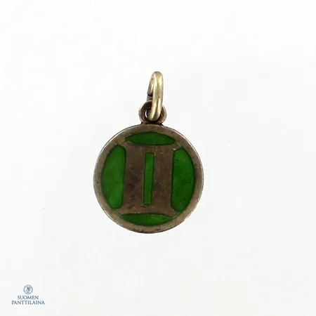 Emaloitu riipus, korkeus 16mm, 813br,  Paino: 0,8 g