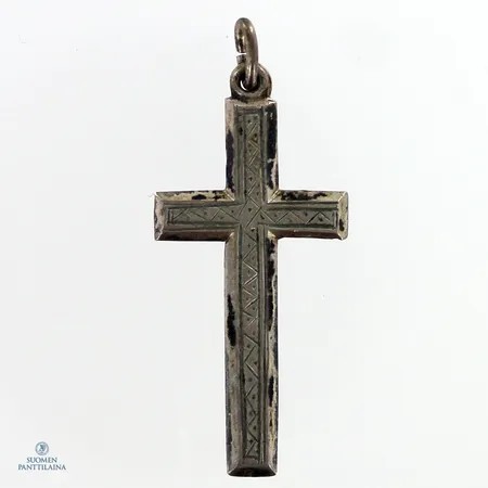 Kuvioitu ristiriipus, korkeus 40mm, 813,  Paino: 2,2 g