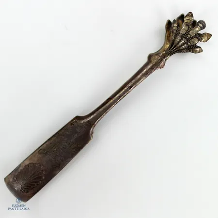 Sokeripihdit, Musla, kaiverrettu, pituus 120mm, 813,  Paino: 27,9 g