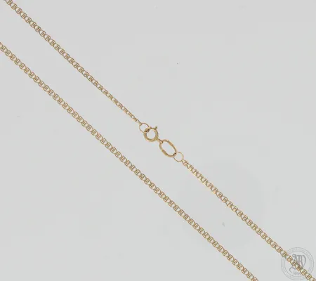Kaulaketju, pituus 50,5cm, leveys 2mm, 585,  Paino: 2,2 g
