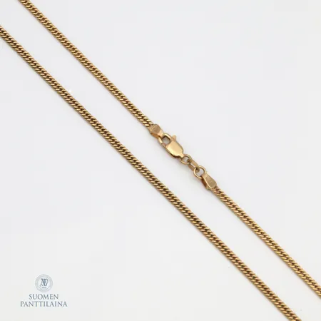 Panssarikaulaketju, pituus 60cm, leveys 2,5mm, 585,  Paino: 10,2 g