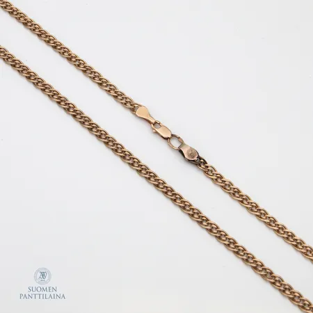 Kaulaketju, pituus 43cm, leveys 3,7mm, 585,  Paino: 4,5 g