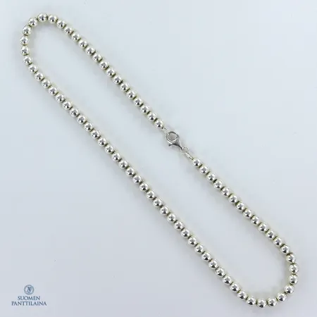 Kaulakoru, pituus 45cm 925,  Paino: 30,6 g