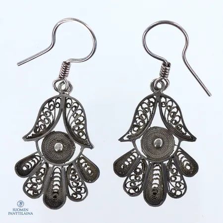 Korvakorut, korkeus 40mm, 925,  Paino: 4,2 g