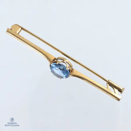 Rintaneula kivellä, leveys 53mm, 585br,  Paino: 3,3 g