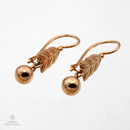 Korvakorut, korkeus 34mm, 585,  Paino: 4 g