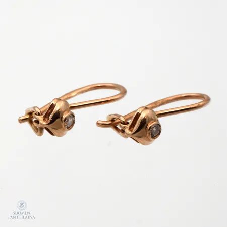 Kivikorvakorut, korkeus 16mm, 585br, Paino: 1,3 g
