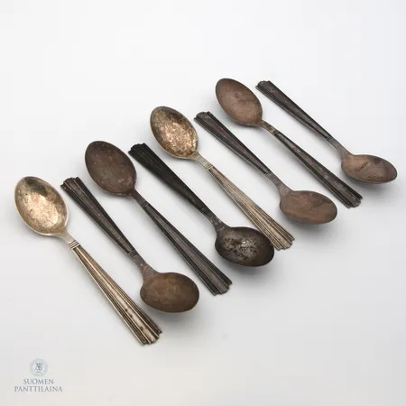 Kahdeksan kahvilusikkaa, Margit, pituus 117mm, 916,  Paino: 97,1 g