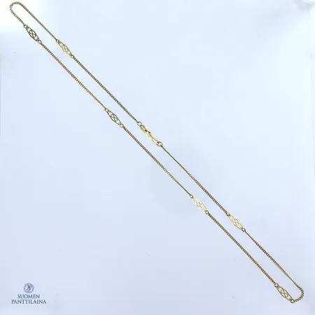 Kaulaketju, pituus 46,5cm, 585,  Paino: 3,5 g