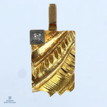 Timanttiriipus 1xn.0.005ct, korkeus 20mm,  Paino: 2,5 g