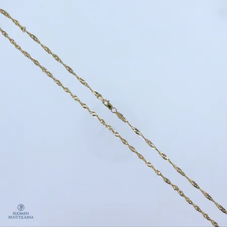 Singapore-kaulaketju, pituus 45cm, 585,  Paino: 4 g