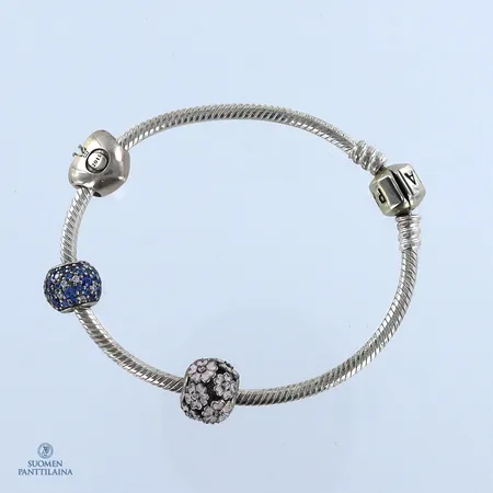 Rannekoru Pandora, pituus 180mm, 925br,  Paino: 23 g