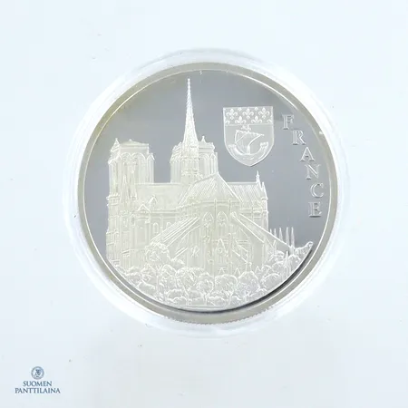 Hopeamitali, Europe, France 1996, 999,  Paino: 19,8 g