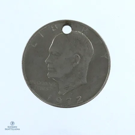 Kolikko, 1 Dollar "Eisenhower Dollar" ,1976 , kuparinikkeliä