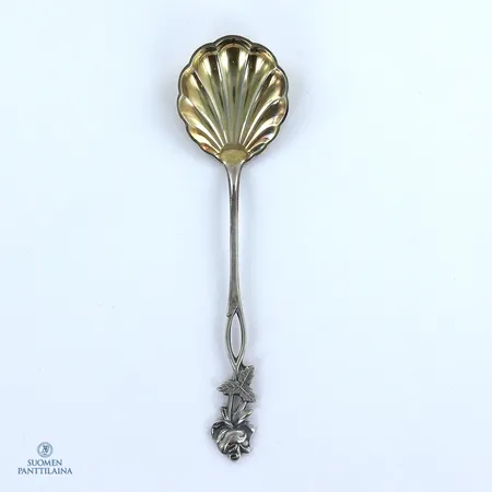 Sokerilusikka, Ruusu, pituus 120mm, 830,  Paino: 12,6 g