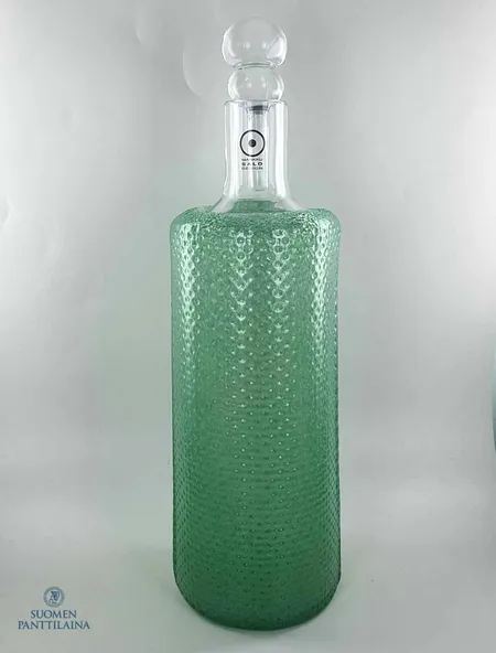 Koristepullo Nuutajärvi, Tuhat ja yksi yötä, Markku Salo, korkeus 20cm, Tuotannossa: 2000-luku