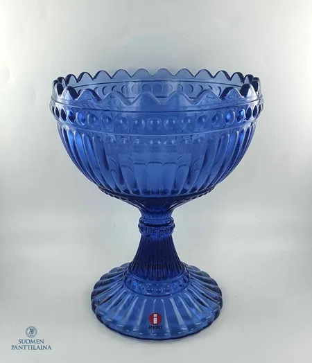 Mariskooli Iittala, korkeus 155mm, sininen