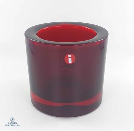  Tuikkulyhty Iittala Marimekko, korkeus 60mm, punainen