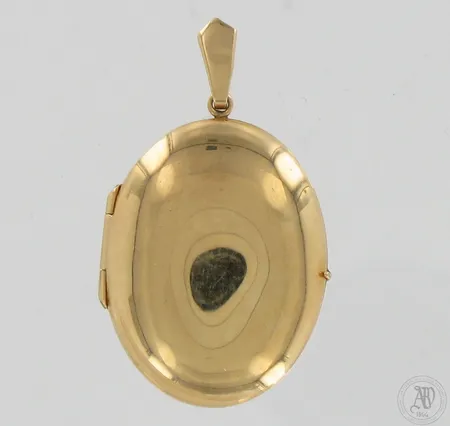 Medaljonki-riipus, korkeus 42mm, leveys 24mm, 585br, Paino: 5,6 g
