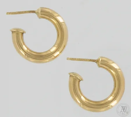 Korvarenkaat, Ø n.17mm, taustat puuttuu, 585, Paino: 2,9 g