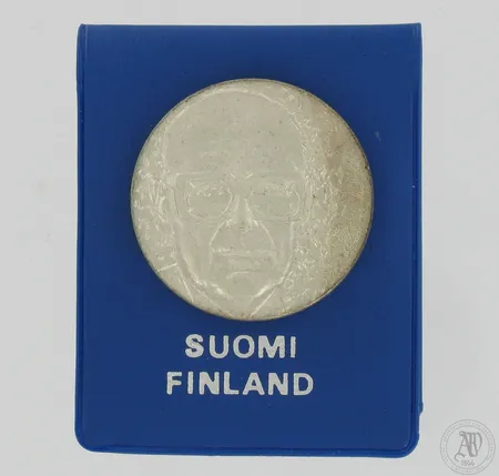 Juhlaraha, Urho Kekkonen 1975, nimellisarvo 10 mk, 500, Paino: 23,4 g