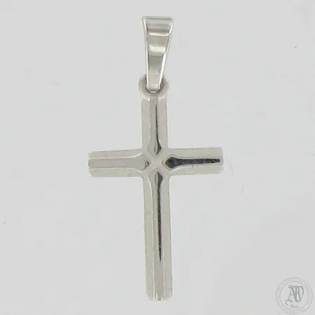 Risti-riipus, korkeus 25mm, kaiverettu, 925, Paino: 0,6 g