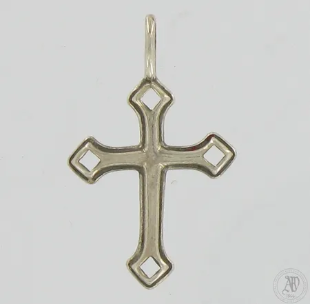 Ristiriipus Kalevala Koru, Illusioni, korkeus 30mm, 925, Paino: 1,5 g
