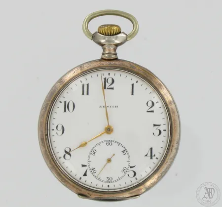 Taskukello Zenith, Ø 52mm, 15 jewels, käytön jälkiä, 800br, Paino: 92,1 g