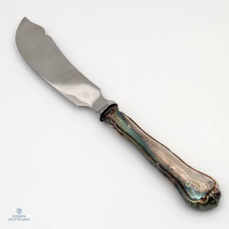 Kalaveitsi, Chippendale, kaiverrettu,  pituus 170mm, 813br,  Paino: 47,8 g