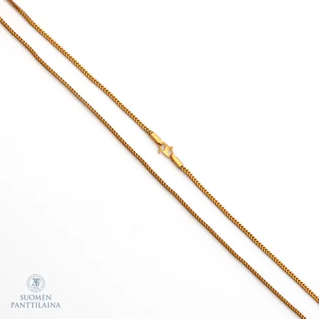 Kaulaketju, pituus 46,5cm, painaumia, 916,  Paino: 8 g