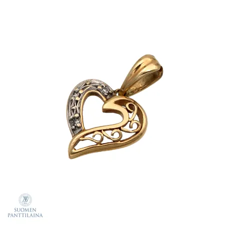 Timanttiriipus 3xn.0.005ct, 585,  Paino: 0,9 g