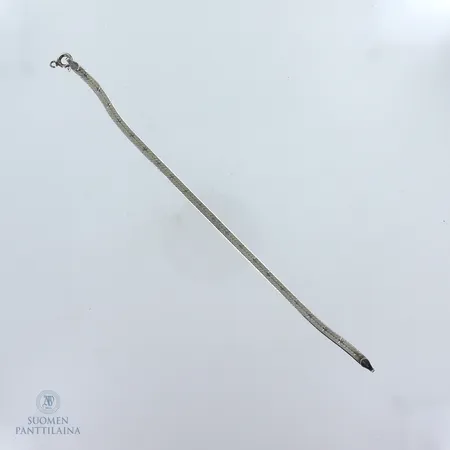 Rannekoru, viallinen lukko, pituus 170mm, 925,  Paino: 2,9 g
