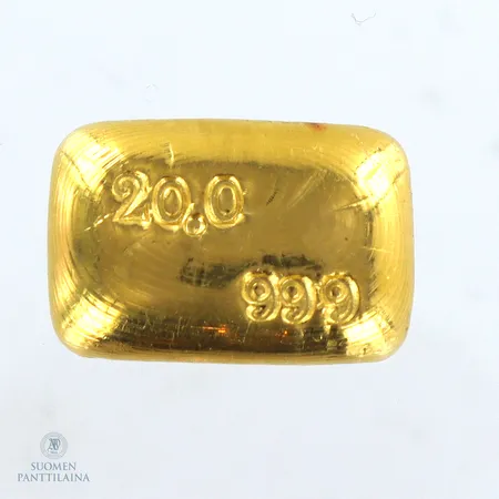 Kultapala, 999,  Paino: 20 g