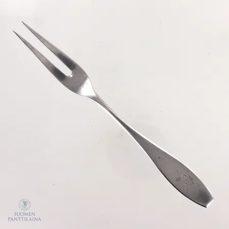 Leikkelehaarukka, Matta, kaiverrettu, pituus 151mm, 813h,  Paino: 16,3 g