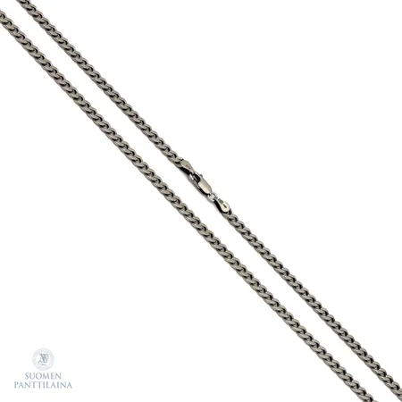 Panssarikaulaketju, pituus 52cm, leveys 4.3mm, 925,  Paino: 19,6 g