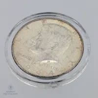 Hopeadollari, half dollar, 1964, 900h Paino: 12,5 g