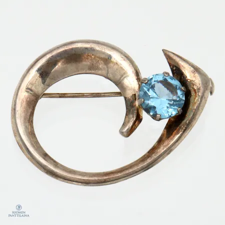Kivirintaneula, leveys 36mm, 925br,  Paino: 2,9 g