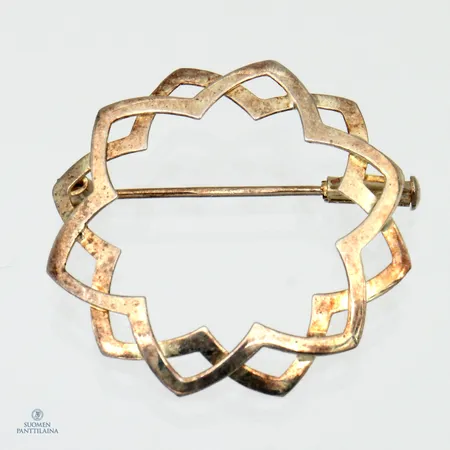 Rintaneula, leveys 33mm, 925,  Paino: 2 g