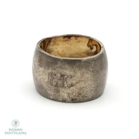 Servettirengas, kaiverrettu, Ø 43mm, 830,  Paino: 7,6 g