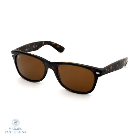 Aurinkolasit, Ray-Ban New Wayfarer, RB2132, 55/18, normaaleja käytön jälkiä, kotelo ja mikrokuituliina